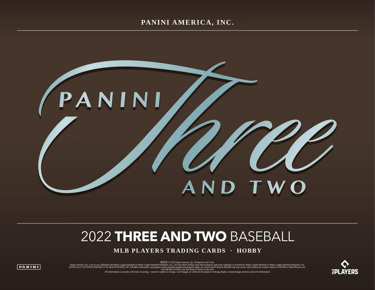 2022 Panini Three and Two Baseball Hobby Box - The Baseball Card King, Inc.