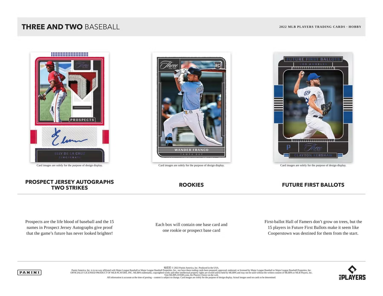 2022 Panini Three and Two Baseball Hobby Box - The Baseball Card King, Inc.