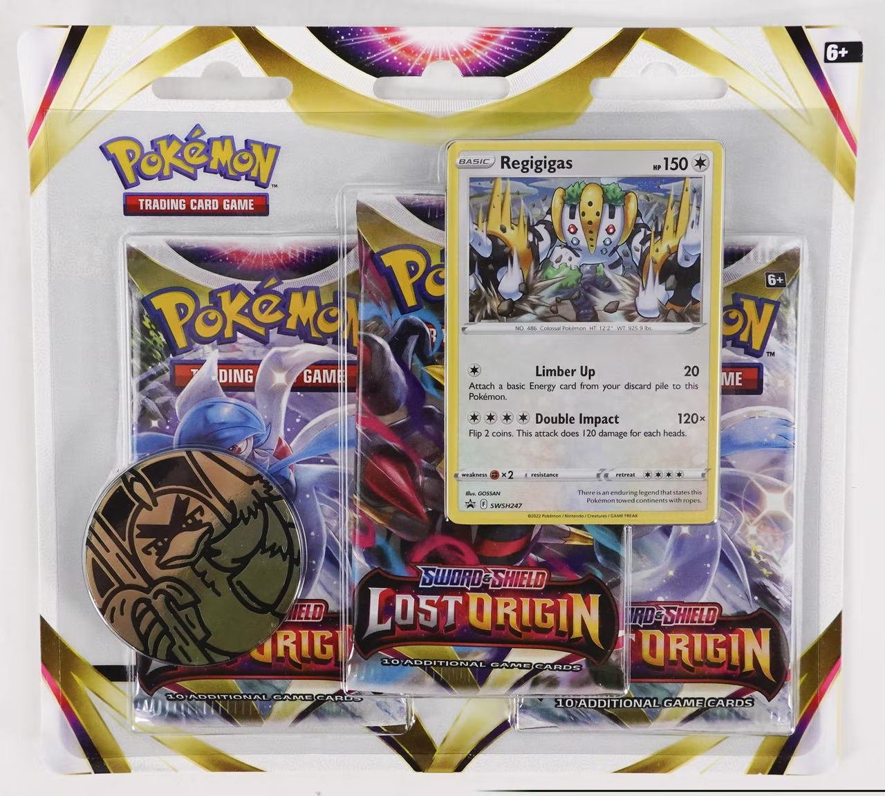 Pokemon Sword & Shield: Lost Origin 3-Pack Blister - The Baseball