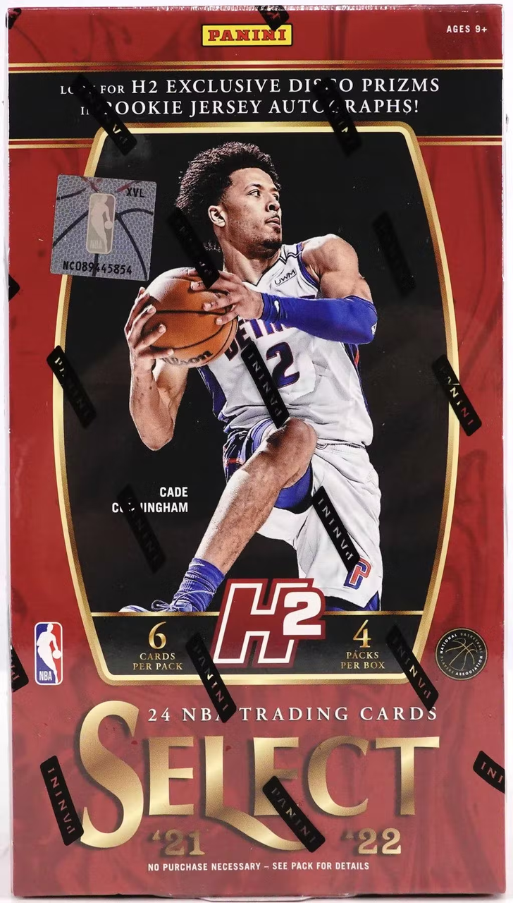 2021/22 Panini Select Basketball H2 Box - The Baseball Card King, Inc.