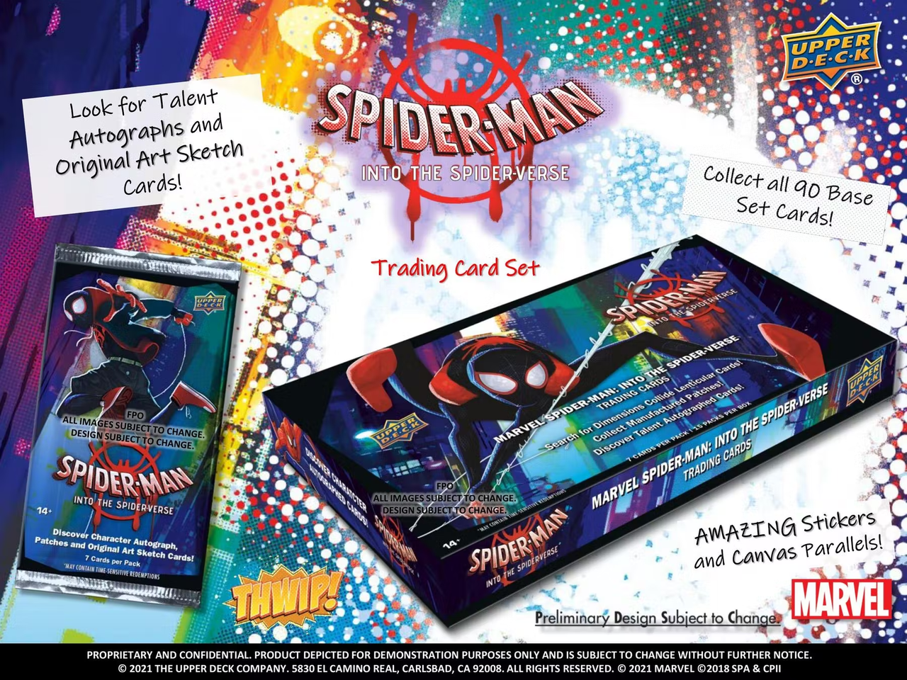 2022 Upper Deck Spider-Man Into the Spider-Verse Hobby Box