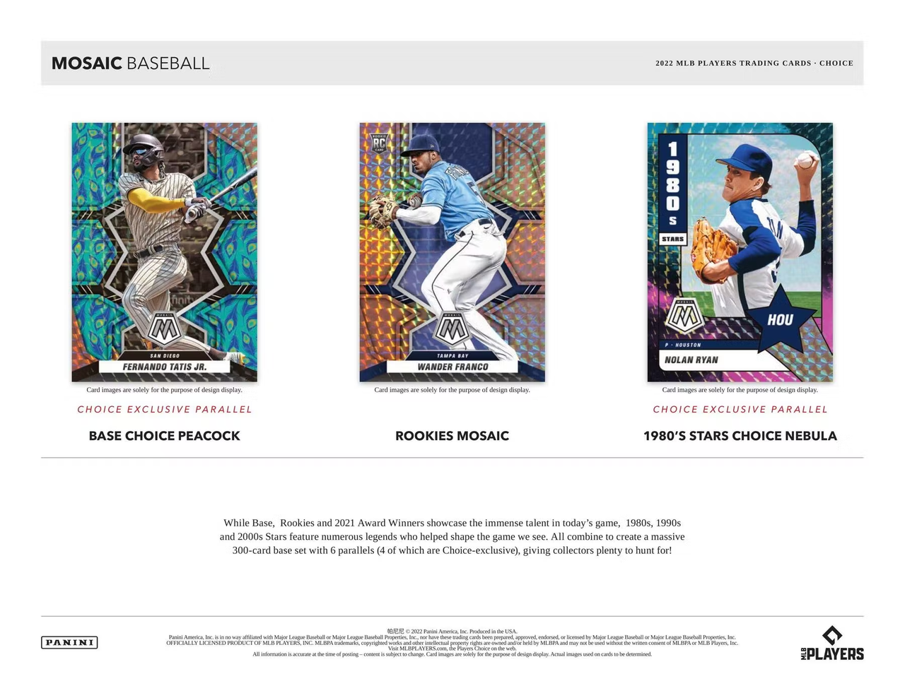 2022 Panini Mosaic Baseball Choice Box