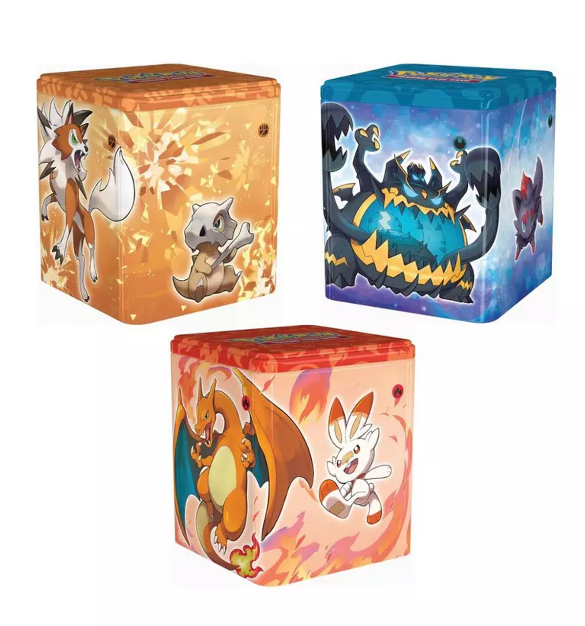 Pokemon Fighting/Fire/Darkness Stacking Tin