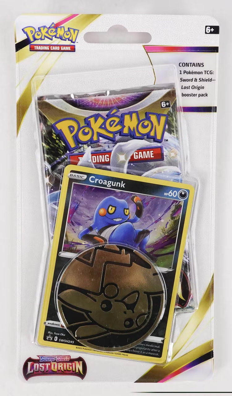 Pokemon Sword & Shield: Lost Origin Checklane Booster Pack - The