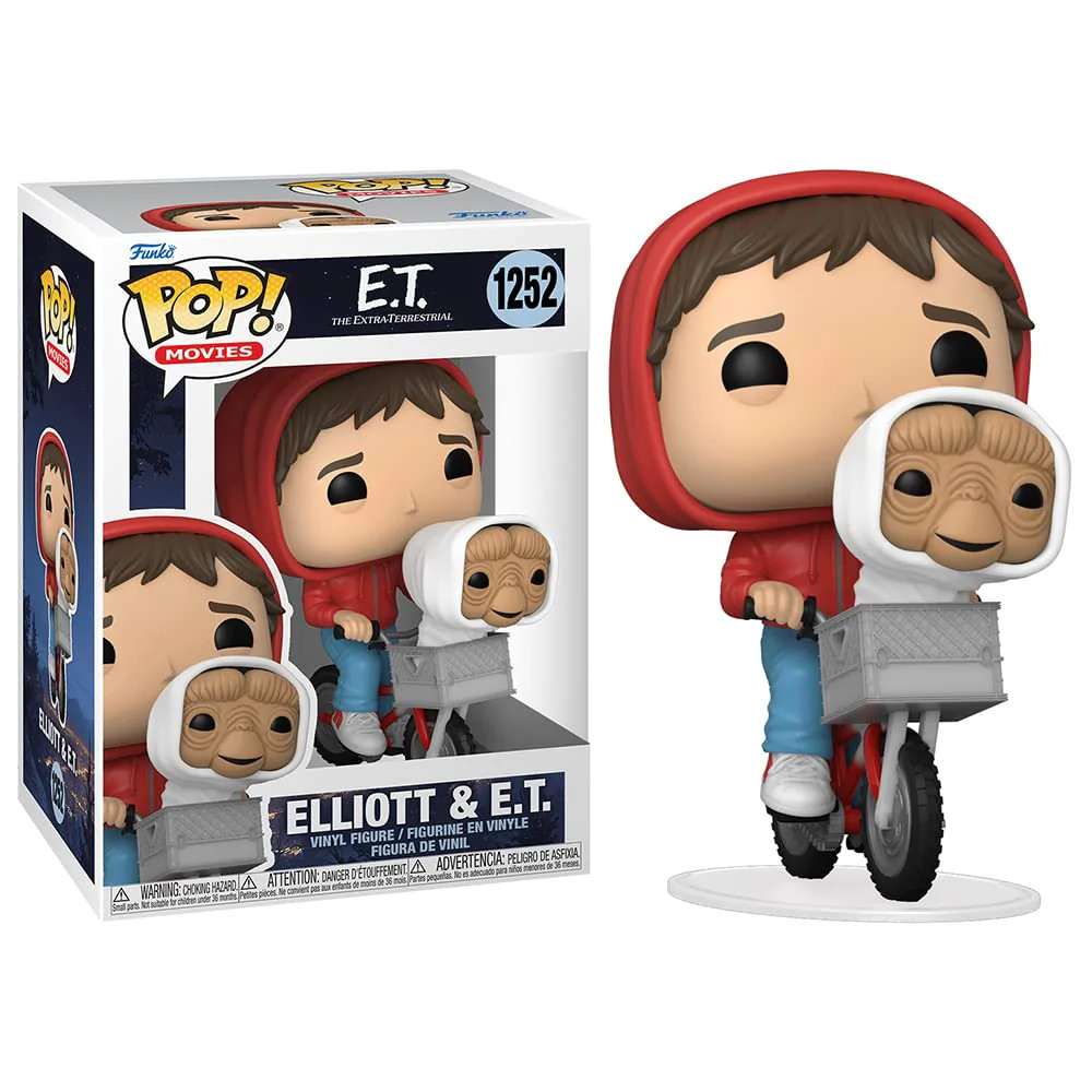 映画　ET フィギュア　エリオット＆ET ファンコポップ Funko Pop! Movies: Elliot & E.T - The Baseball Card King, Inc.