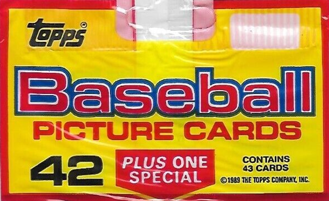 1989 Topps Baseball Rack Pack