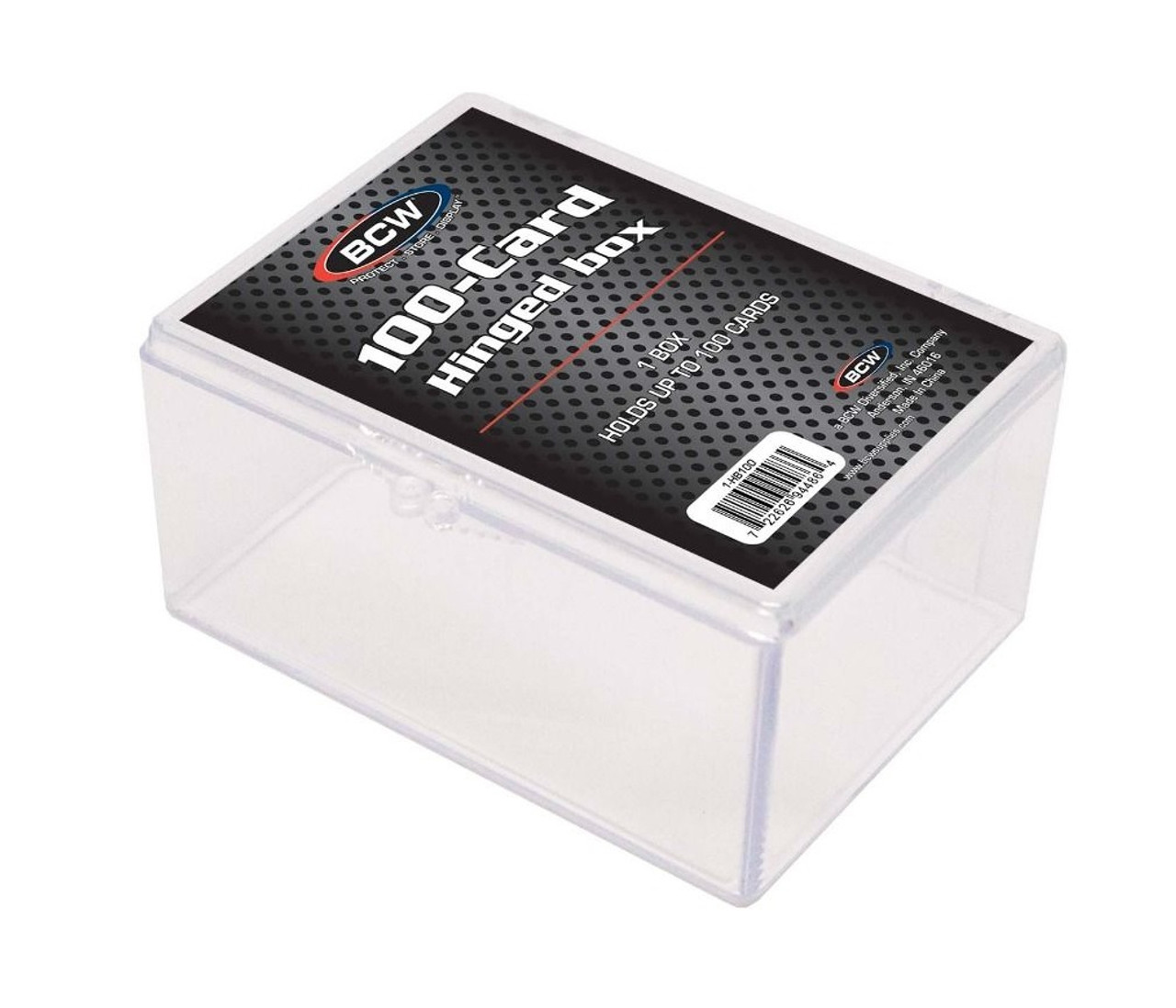 BCW 100-card Hinged Box / Case of 100