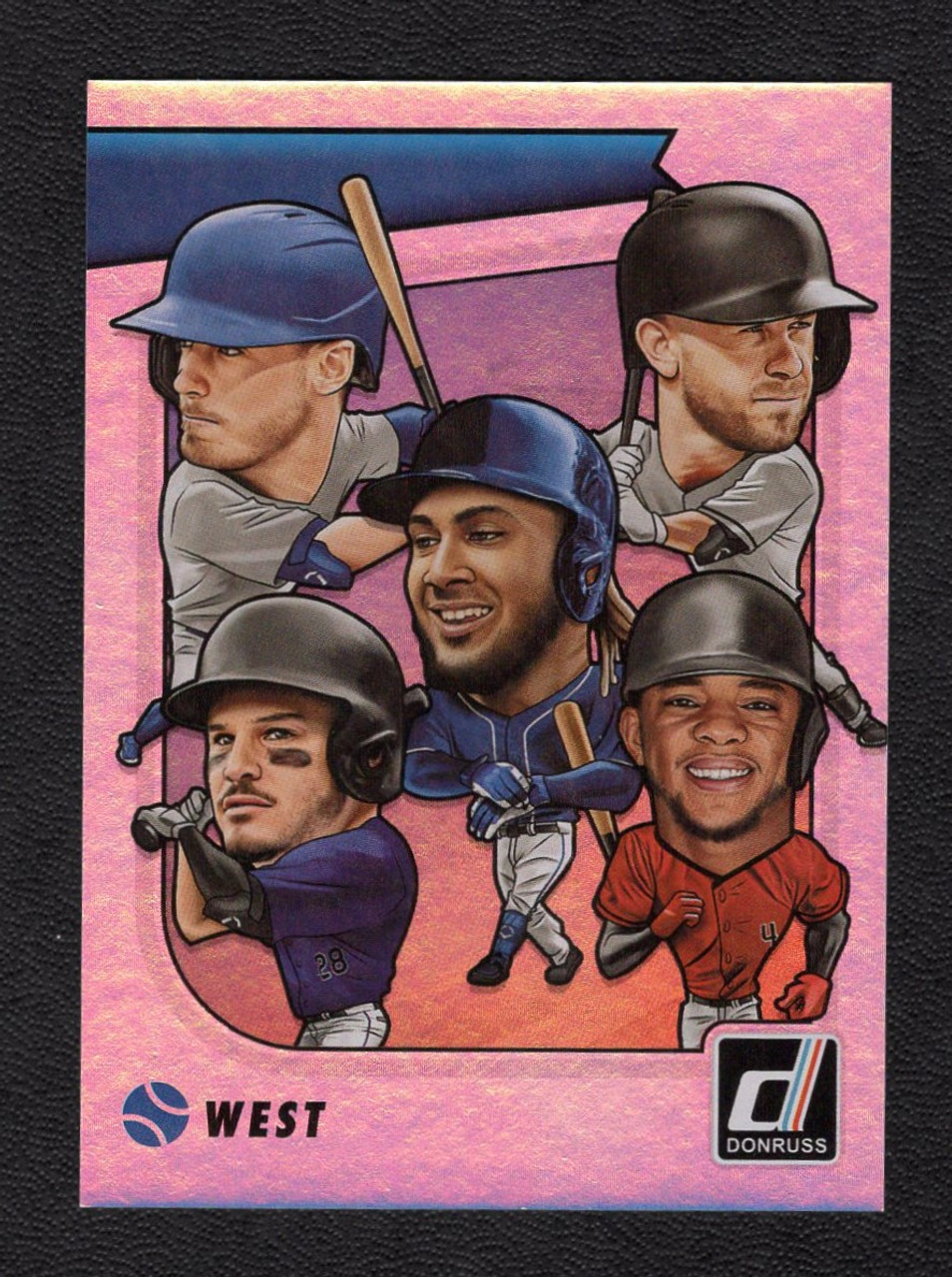 2020 Panini Donruss #NW6 NL West (Bellinger/Longoria/Tatis Jr/Arenado/Marte) Case Hit