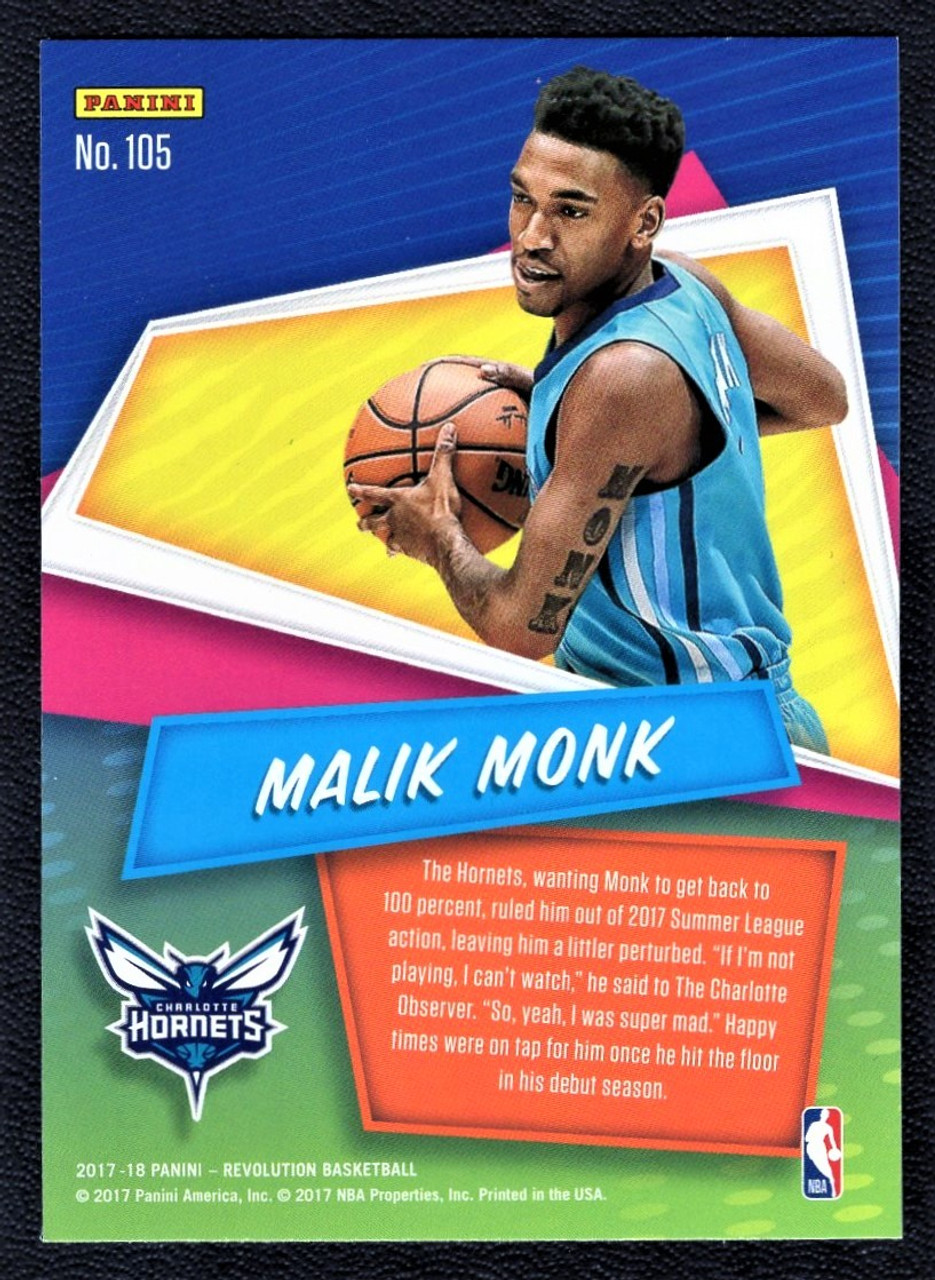 2017/18 Panini Revolution #105 Malik Monk Rookie Card