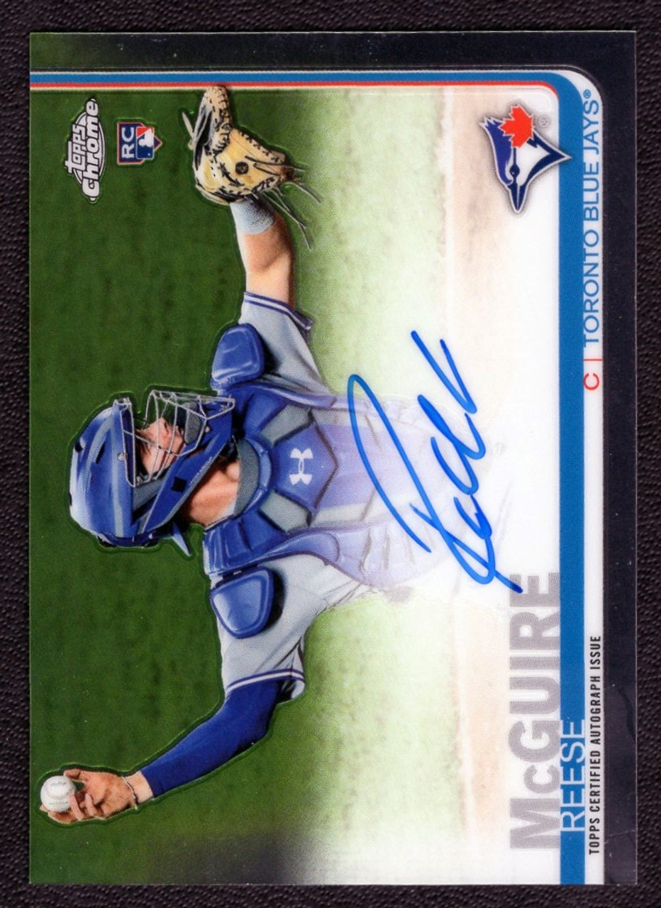 2019 Topps Chrome #RA-RM Reese McGuire Rookie Autograph