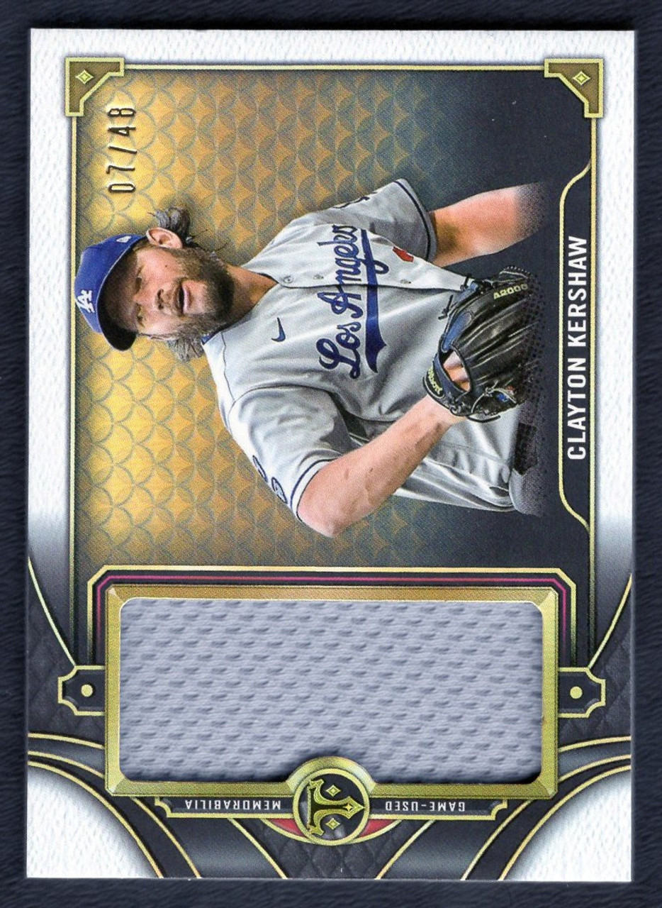 2022 Topps Triple Threads #SJR2-CK1 Clayton Kershaw Relic 07/48 - The Baseball  Card King, Inc.