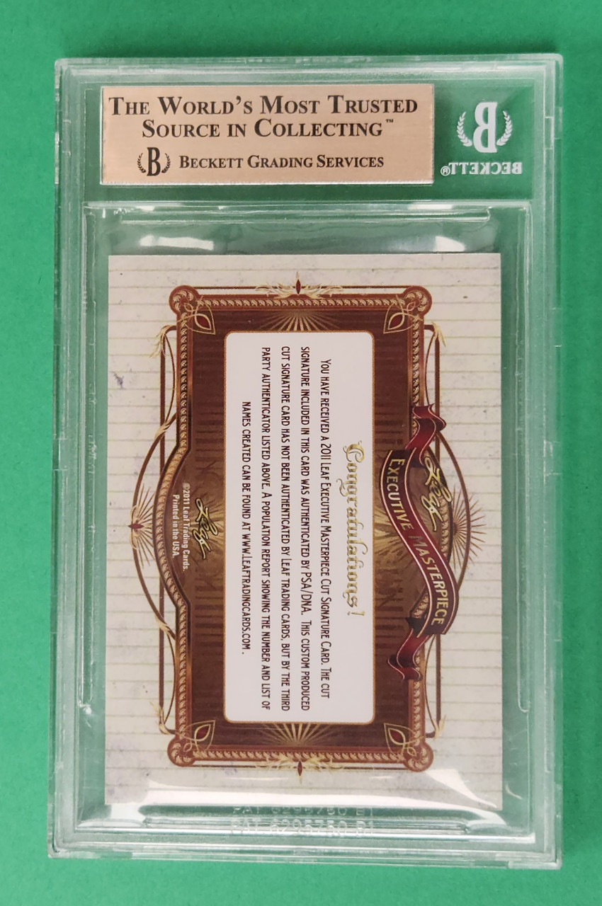 2011 Leaf Cut Signature Ryne Sandberg Executive Collection Masterpiece 1 of 1