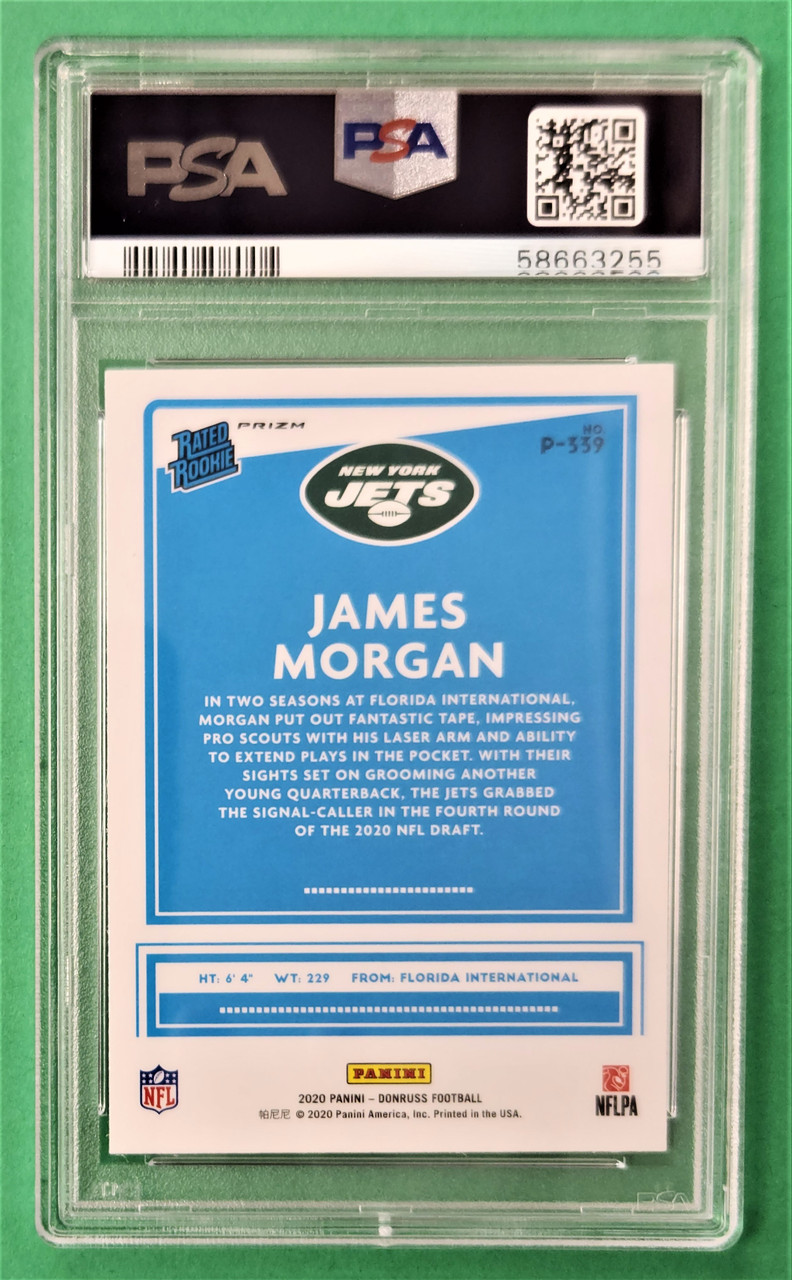 2020 Panini Donruss #P-339 James Morgan Optic Preview Pink PSA 10