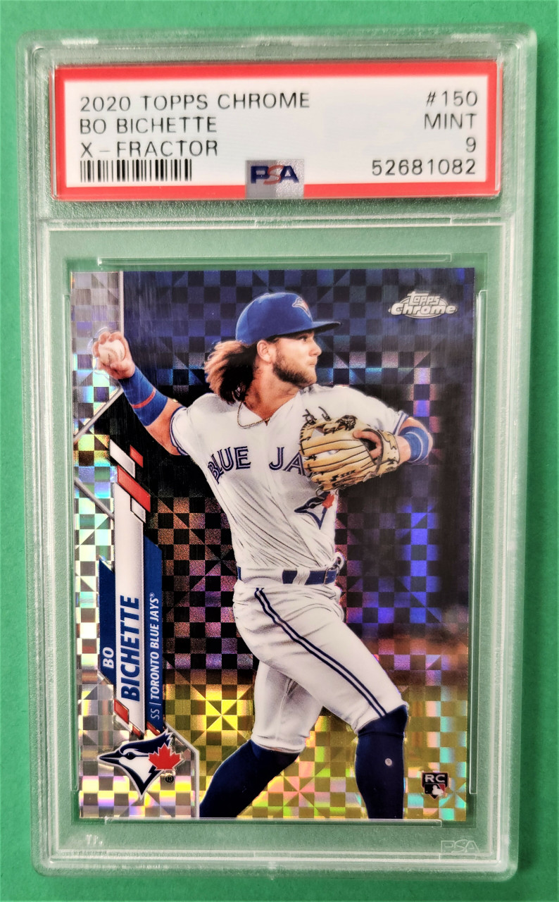 BO BICHETTE TOPPS HUGE JERSEY NUMBER MEDALLION BLUE TORONTO BLUE