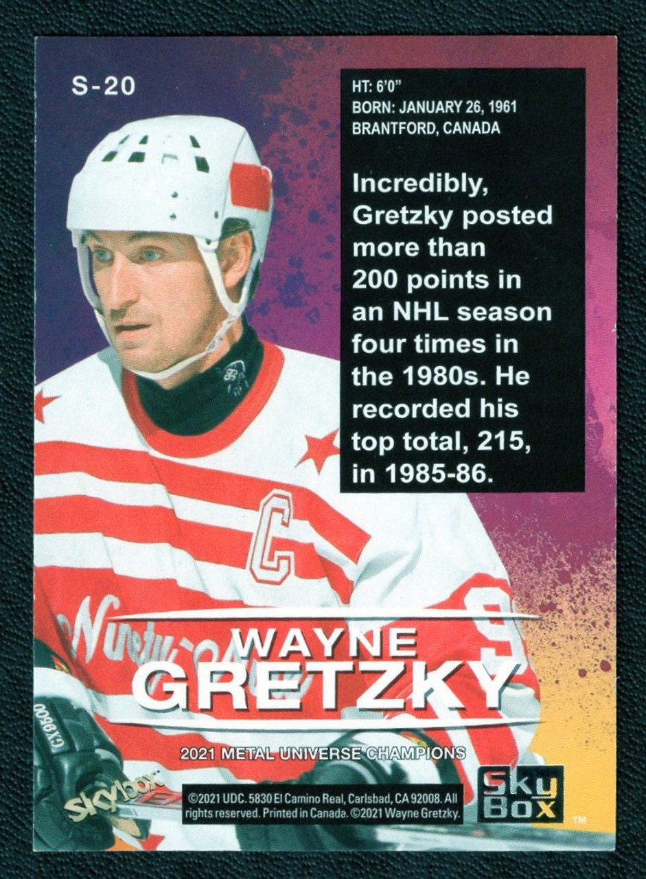 2022 Upper Deck Skybox Metal Premium #S-20 Wayne Gretzky