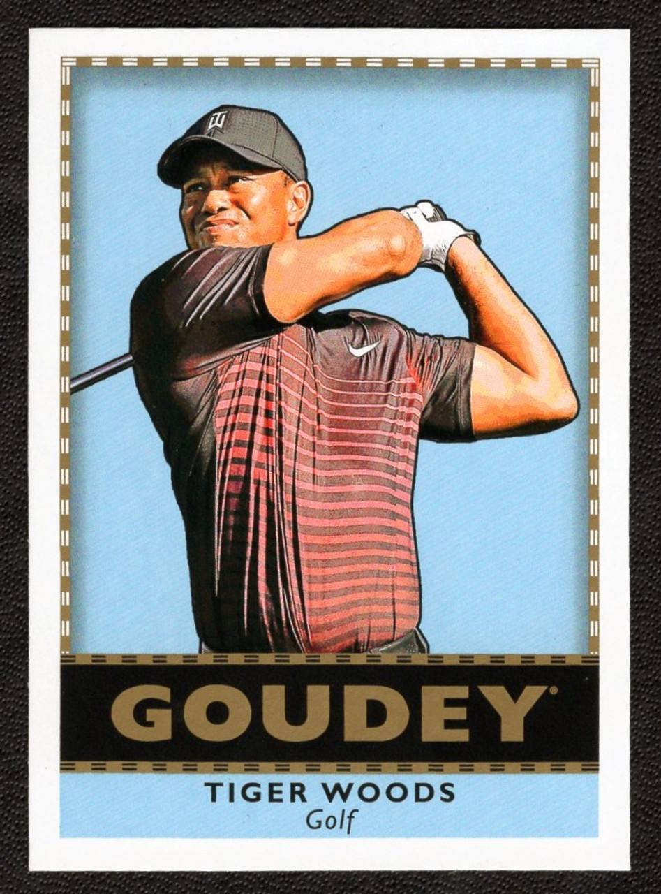 2018 Upper Deck Goodwin Champions #G10 Tiger Woods Goudey