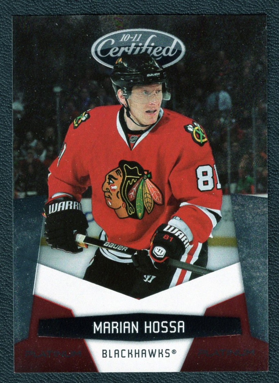 2010-11 Panini Certified #36 Marian Hossa 214/999 Red Foil