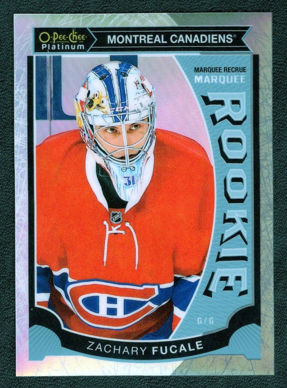 2015-16 Upper Deck OPC Platinum #M37 Zachary Fucale 019/199 White Ice Marquee Rookie