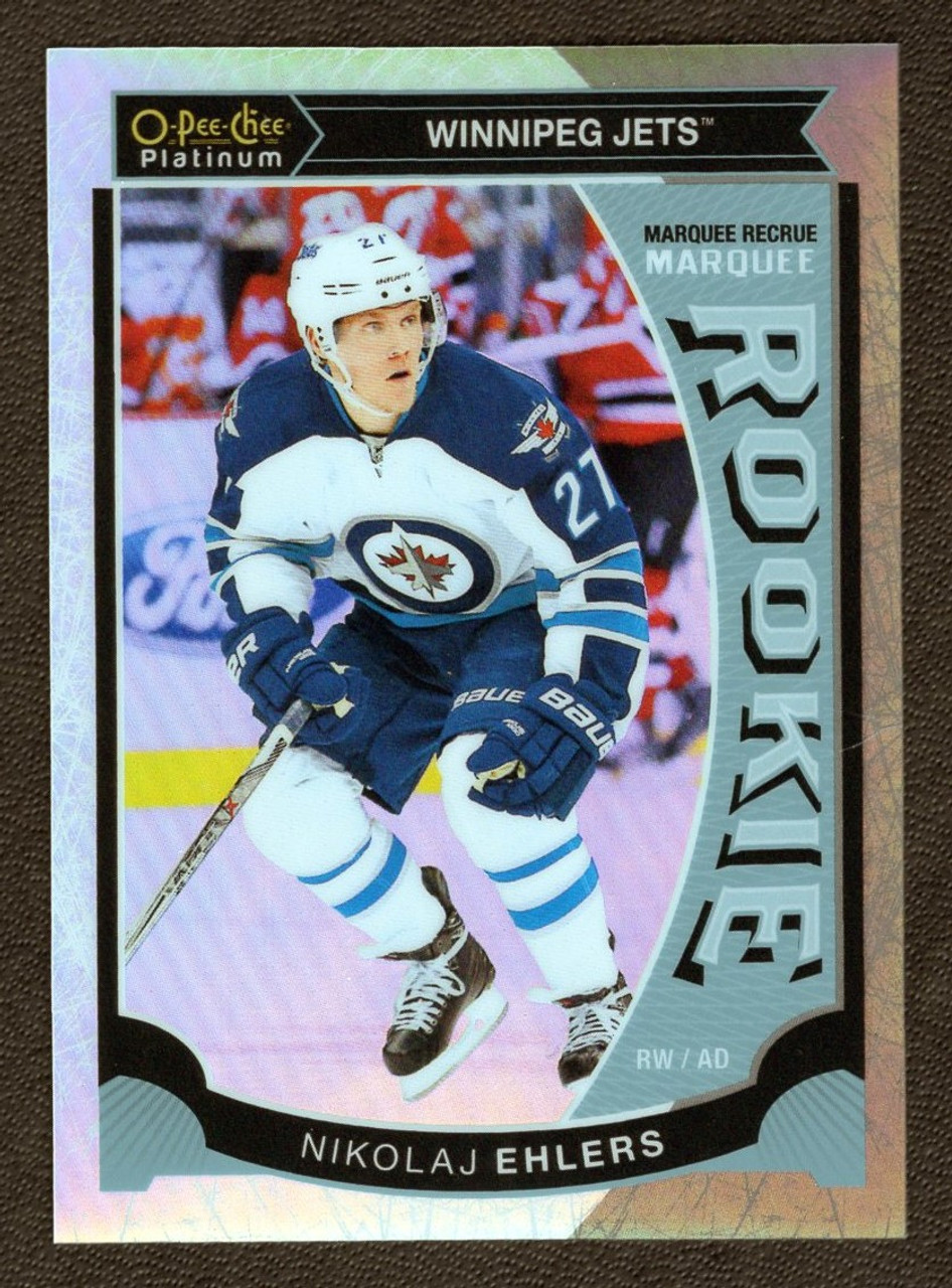 2015-16 Upper Deck OPC Platinum #M38 Nikolaj Ehlers 35/199 White Ice Marquee Rookie