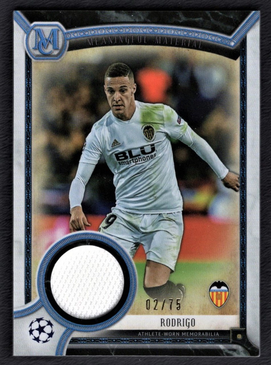 2019 Topps Museum Collection #MMSR-R Rodrigo Relic 02/75