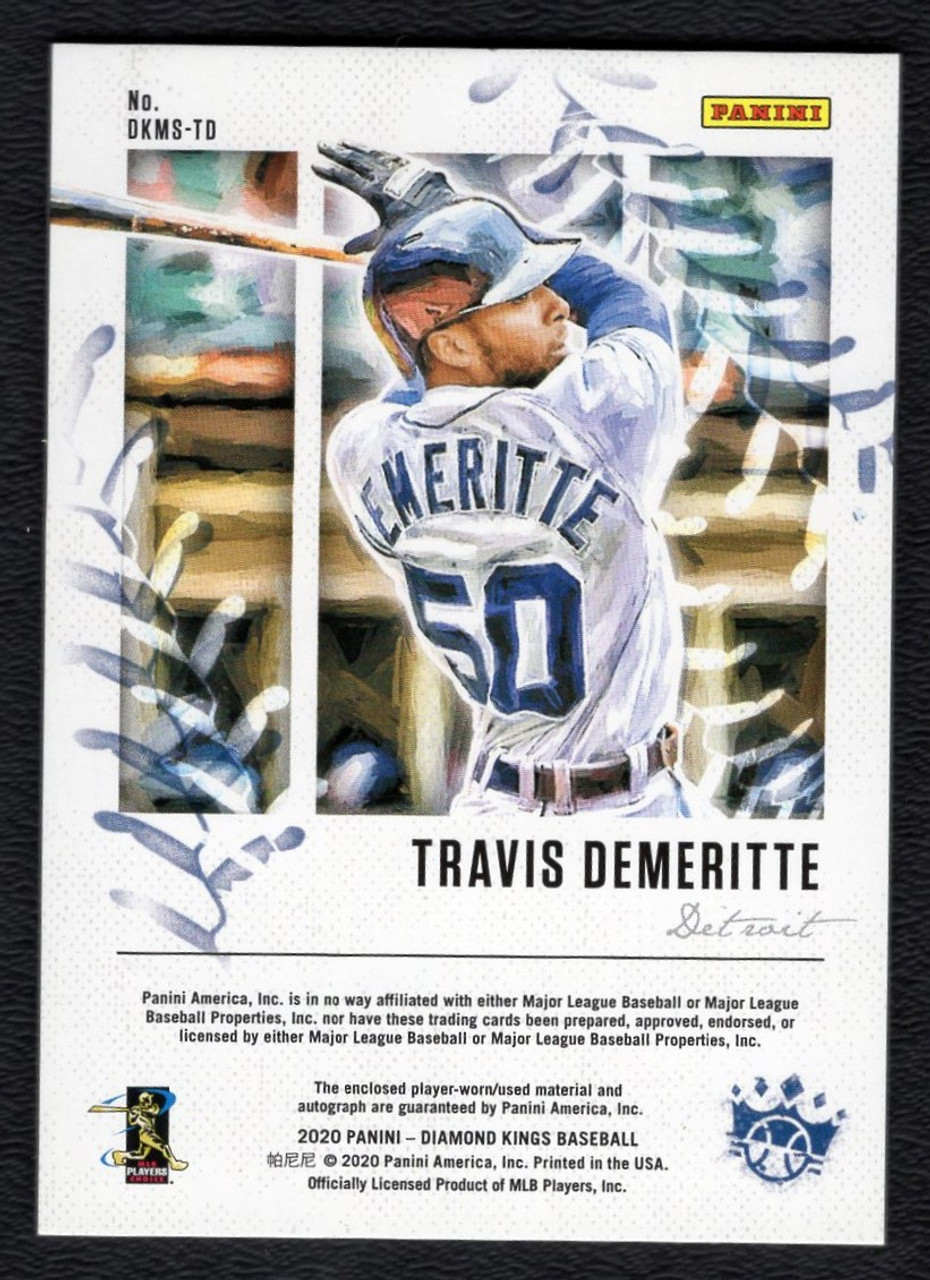 2020 Panini Diamond Kings #DKMS-TD Travis DeMeritte Autograph Relic