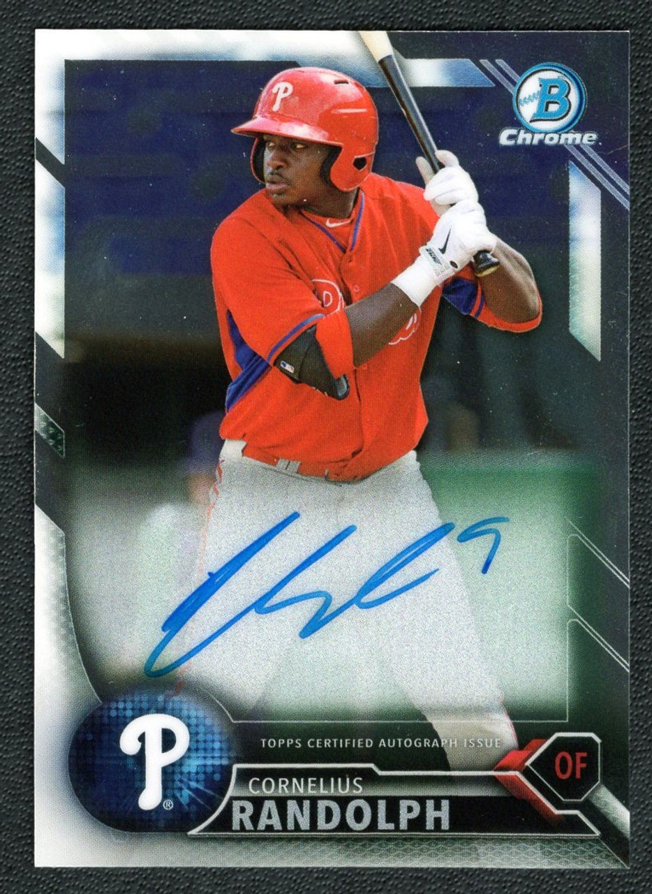 2016 Bowman Chrome #BCAP-CR Cornelius Randolph Autograph