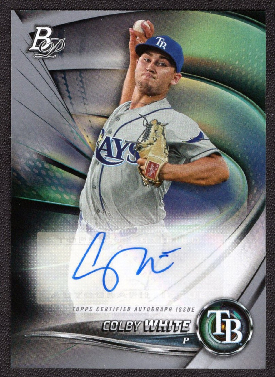 2022 Bowman Platinum #TOP-94 Colby White Autograph