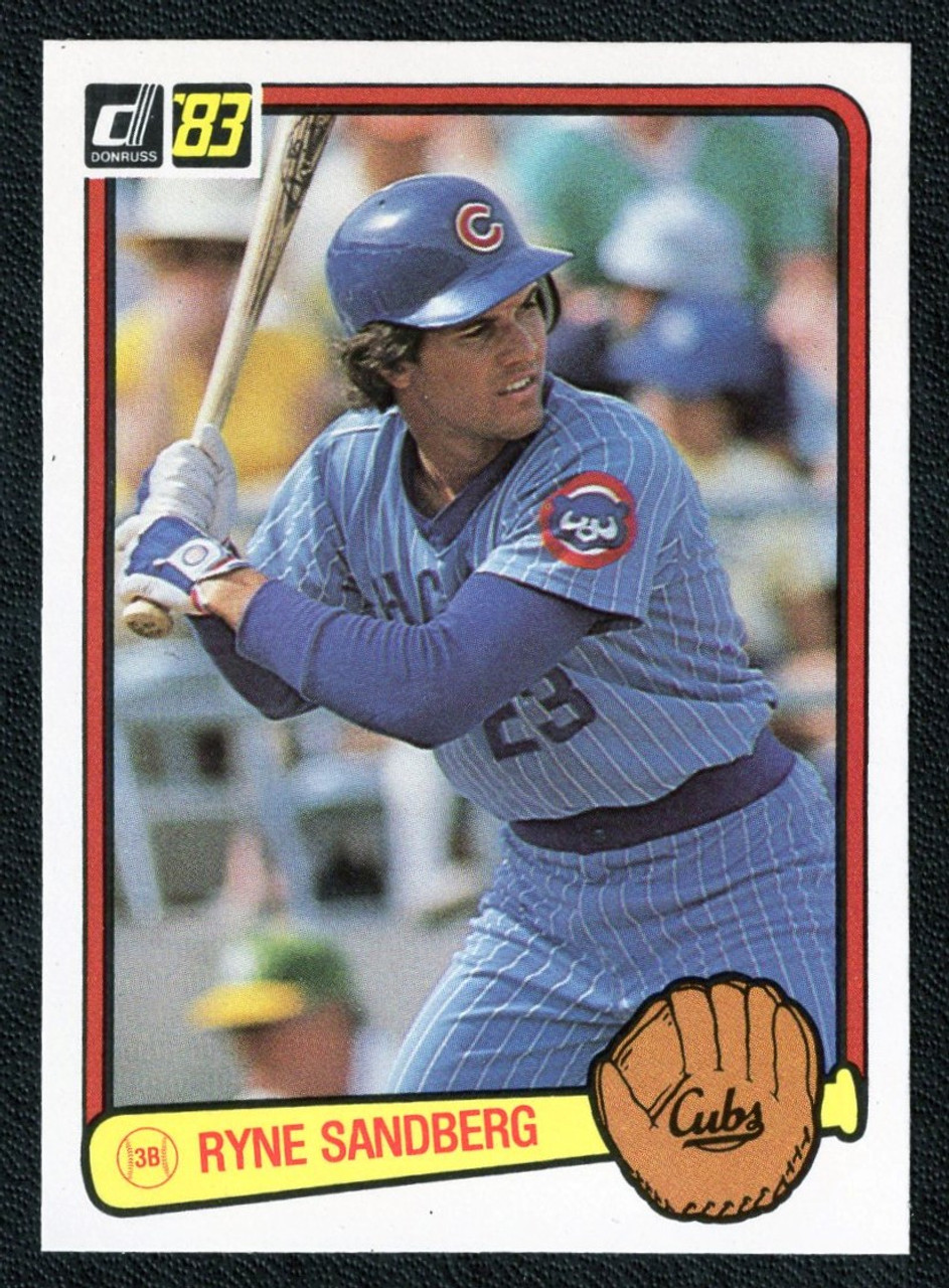 1983 Ryne Sandberg Topps Rookie Baseball Card PSA 8