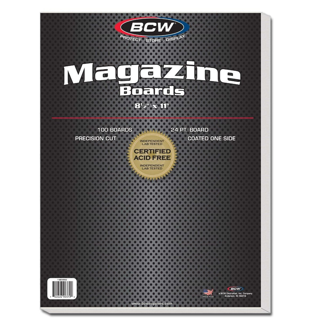 BCW Life Magazine Backing Boards 100ct Pack / Case of 5