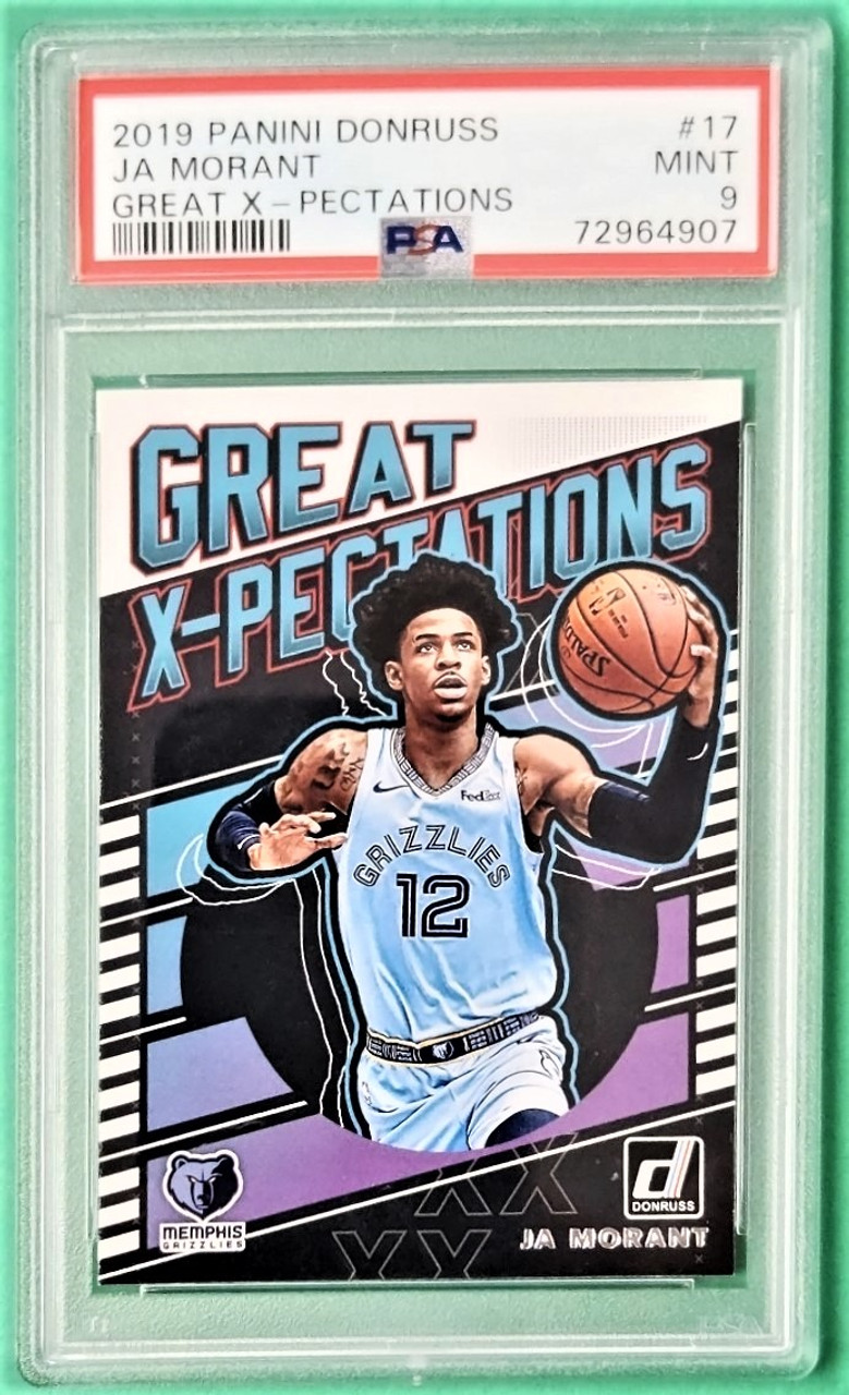 2019/20 Panini Donruss #17 Ja Morant X-Pectations PSA 9