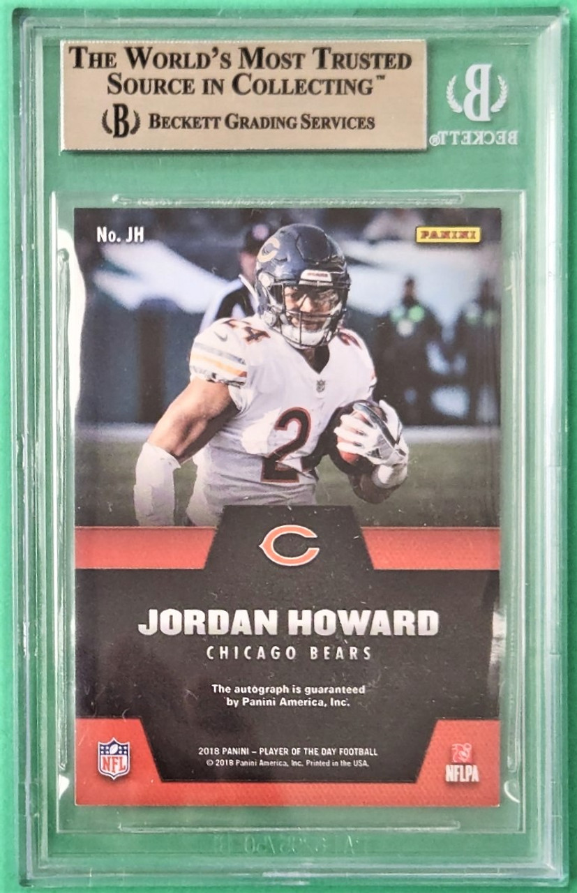 2018 Panini Player Of The Day #JH Jordan Howard Autograph Beckett Authenticated