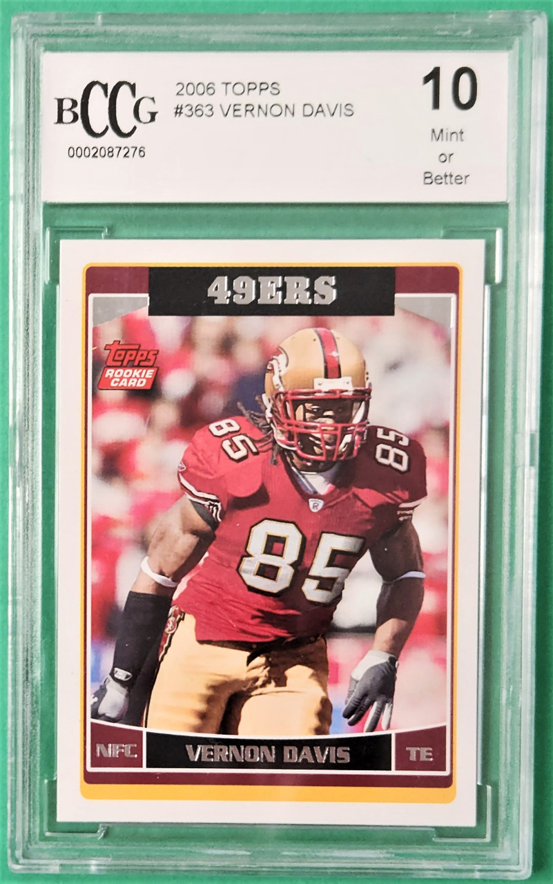 2006 Topps #363 Vernon Davis BCCG 10