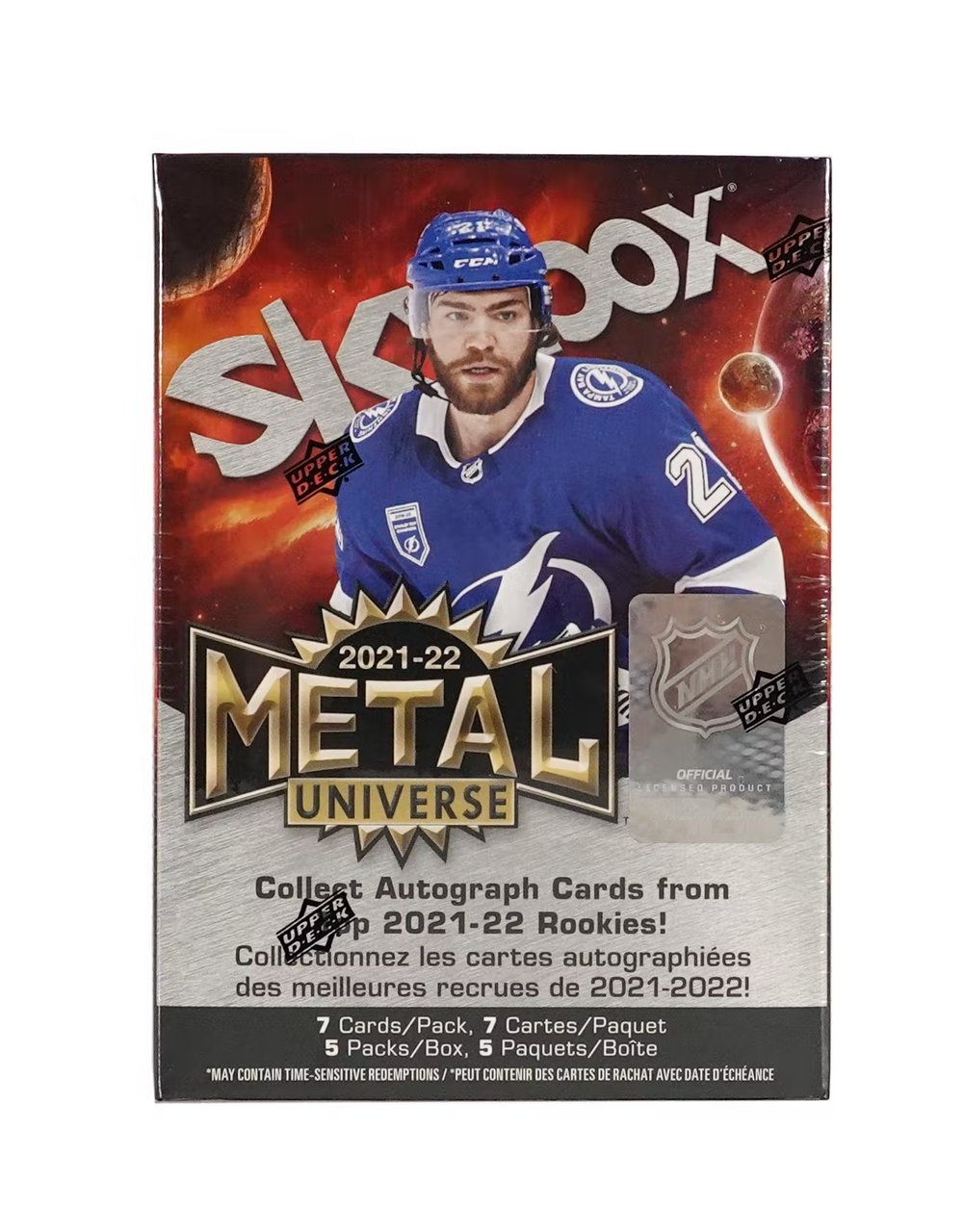 2021/22 Upper Deck Skybox Metal Universe Hockey Blaster Box - The