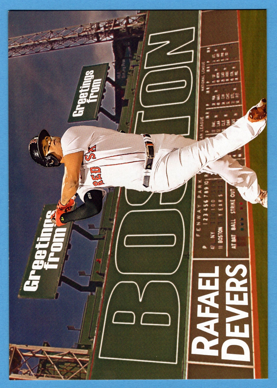 2022 Topps Archives #OPC-4 Rafael Devers Oversized Topps Postcard