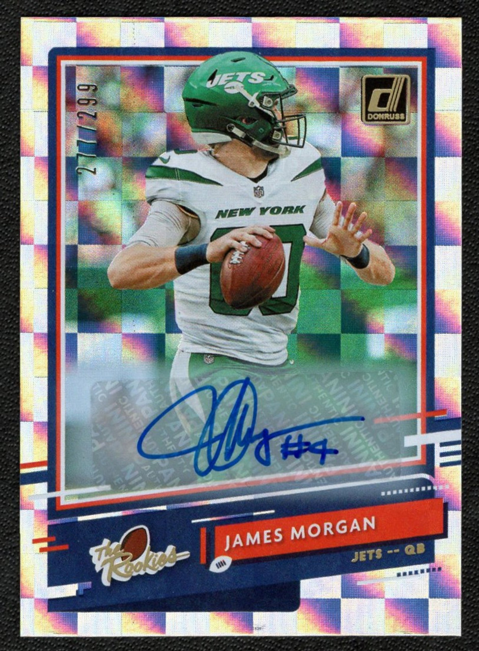 2020 Panini Donruss #TR-JM James Morgan The Rookies Autograph 277/299