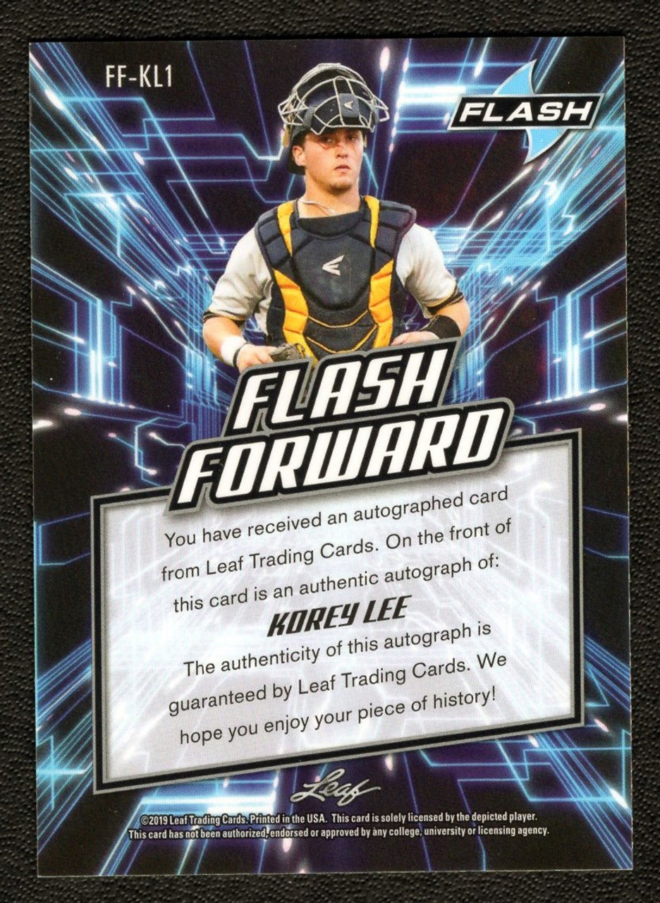 2019 Leaf Flash #FF-KL1 Korey Lee Flash Forward Autograph