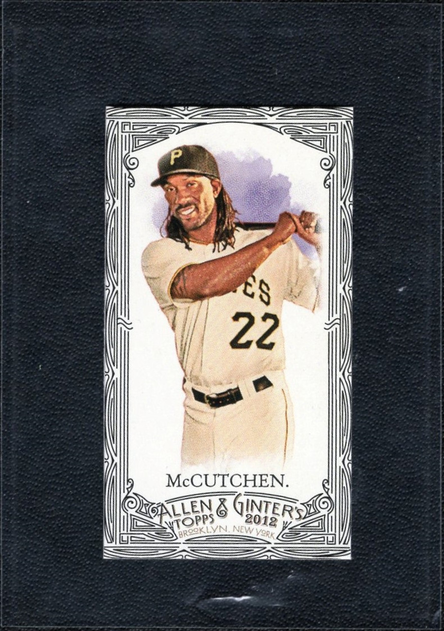 2012 Topps Allen & Ginter #126 Andrew McCutchen Black Border Mini