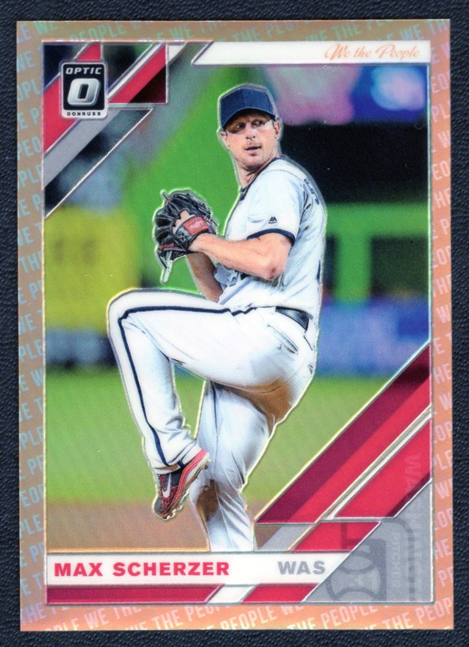 2019 Panini Donruss Optic #116 Max Scherzer We the People Prizm 54/76