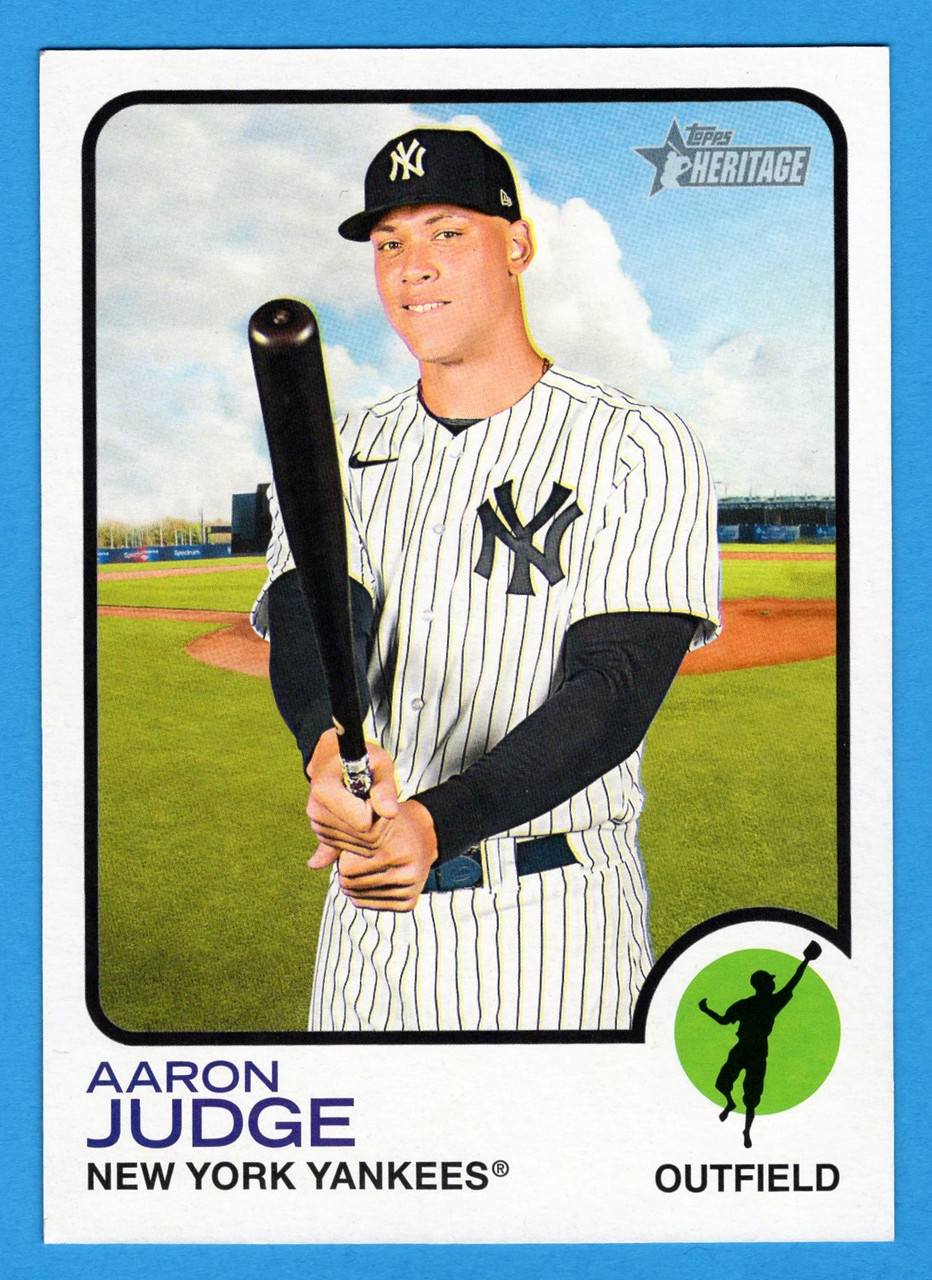 2022 Topps Heritage #OB-AJ Aaron Judge Oversized Base 1973 Topps