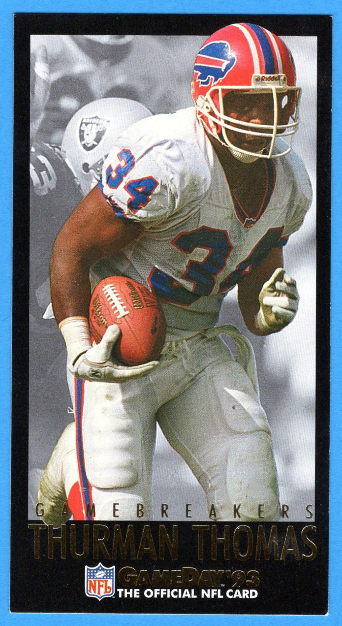 1993 Fleer GameDay #12 Thurman Thomas Gamebreakers