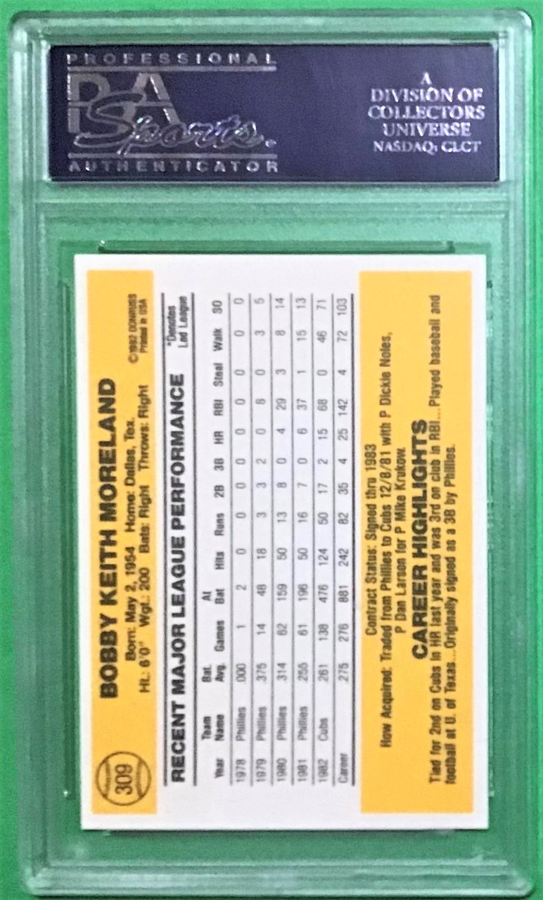 1984 Donruss #311 Ryne Sandberg PSA 9 - The Baseball Card King, Inc.