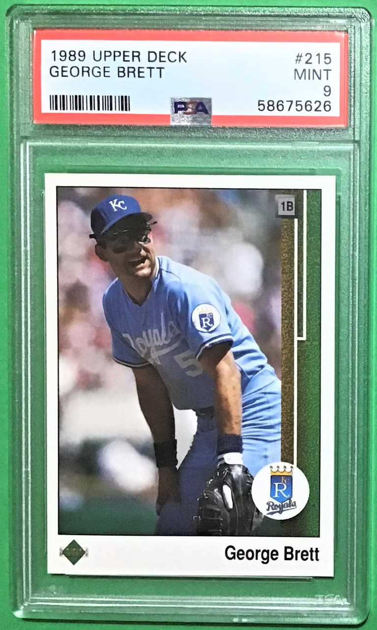 1989 Upper Deck #215 George Brett PSA 9