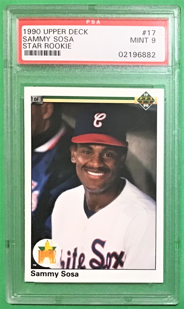 1990 Upper Deck #17 Sammy Sosa PSA 9