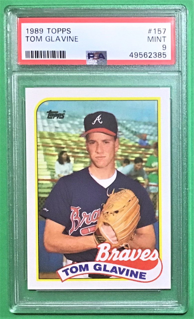 1989 Topps #157 Tom Glavine PSA 9 - The Baseball Card King, Inc.