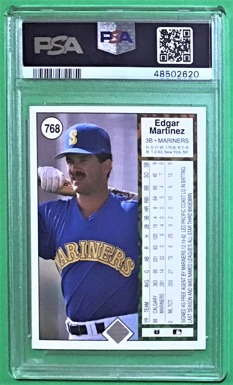 1989 Upper Deck #768 Edgar Martinez PSA 9