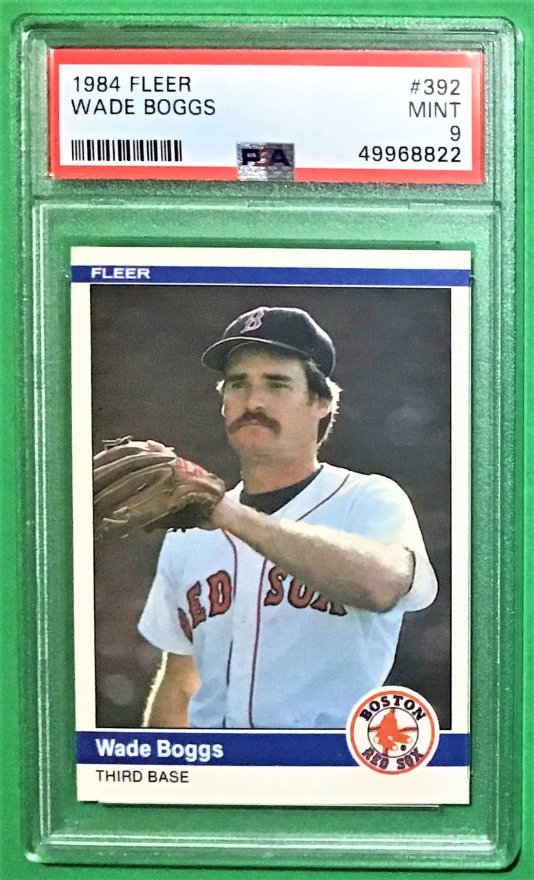 Wade Boggs Rookie Graded PSA 8 1983 Fleer as Pictured 