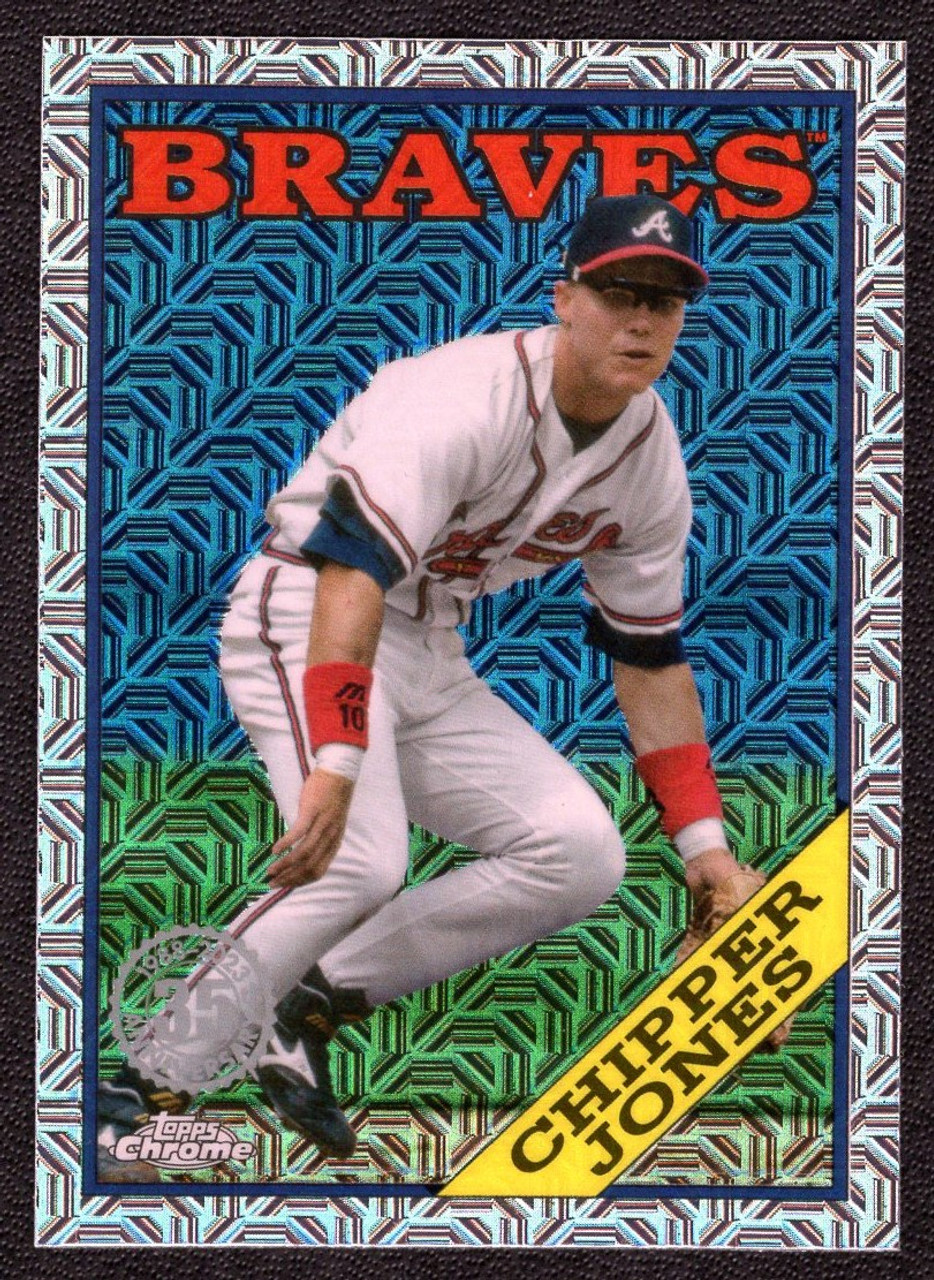 2023 Topps Series 1 #T88C-53 Chipper Jones Silver Pack Refractor (#2)