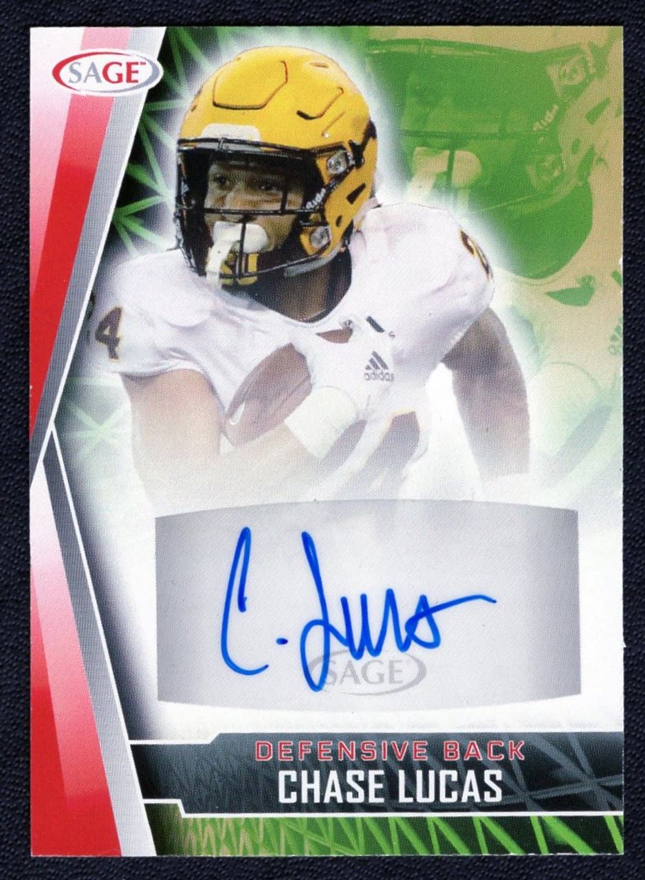 2022 Sage #A-CL Chase Lucas Autograph