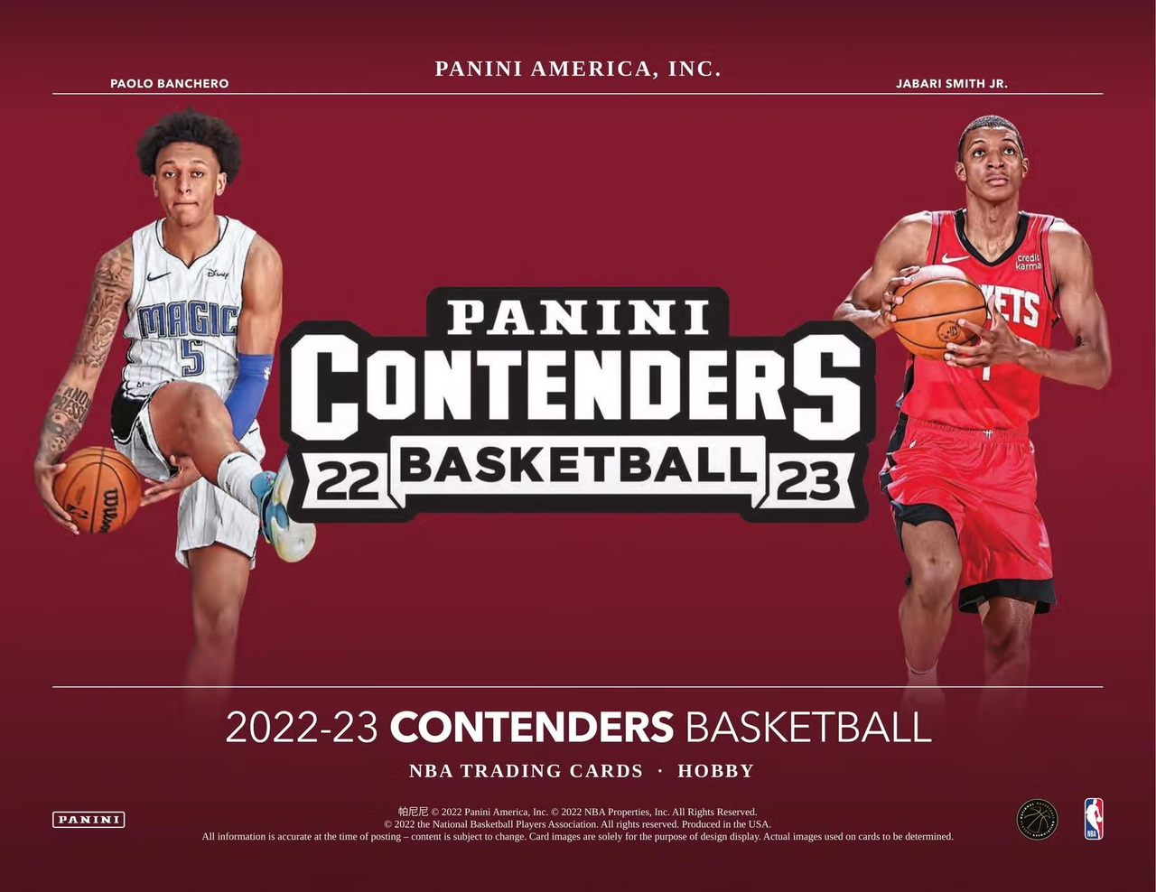 2022/23 Panini Contenders Basketball Hobby Box