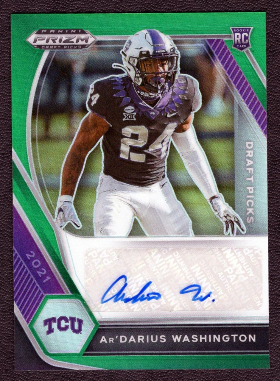 2021 Panini Draft Picks #DPA-ARD Ar'Darius Washington Rookie Autograph